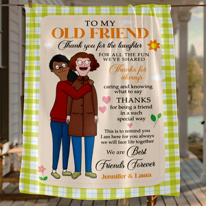 Personalized Gifts For Friend Blanket Best Friends Forever 02ACDT200325HG-Homacus