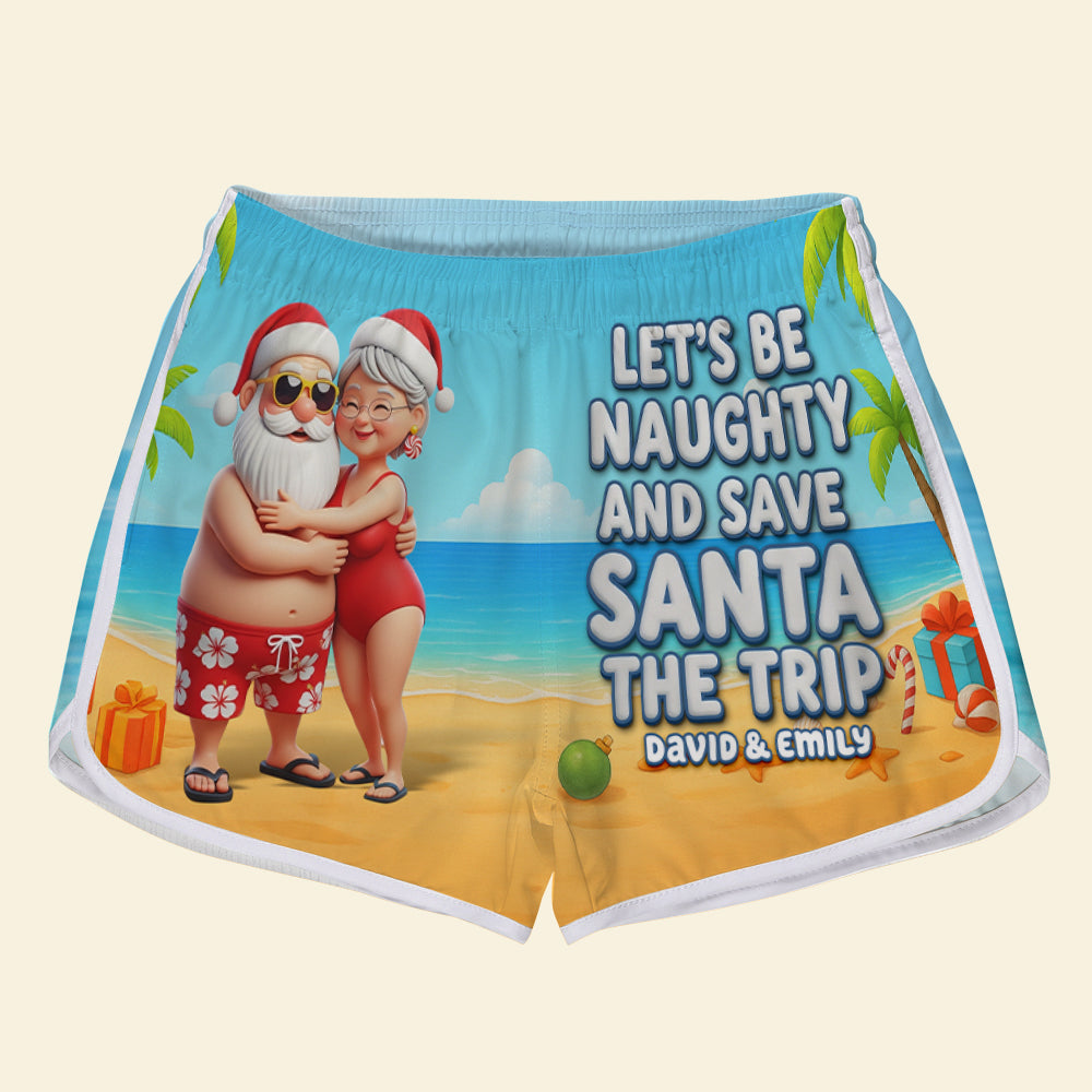 Naughty Couple Beach Shorts - Personalized Gifts For Couple 01ohqn110725-Homacus