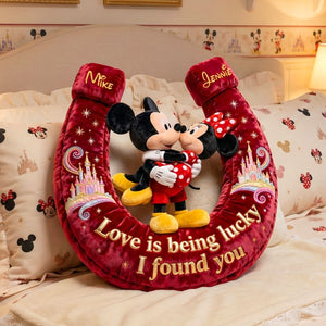 Romantic Kissing Couple Pillow - Personalized Gifts For Couples 04OHMG121225-Homacus