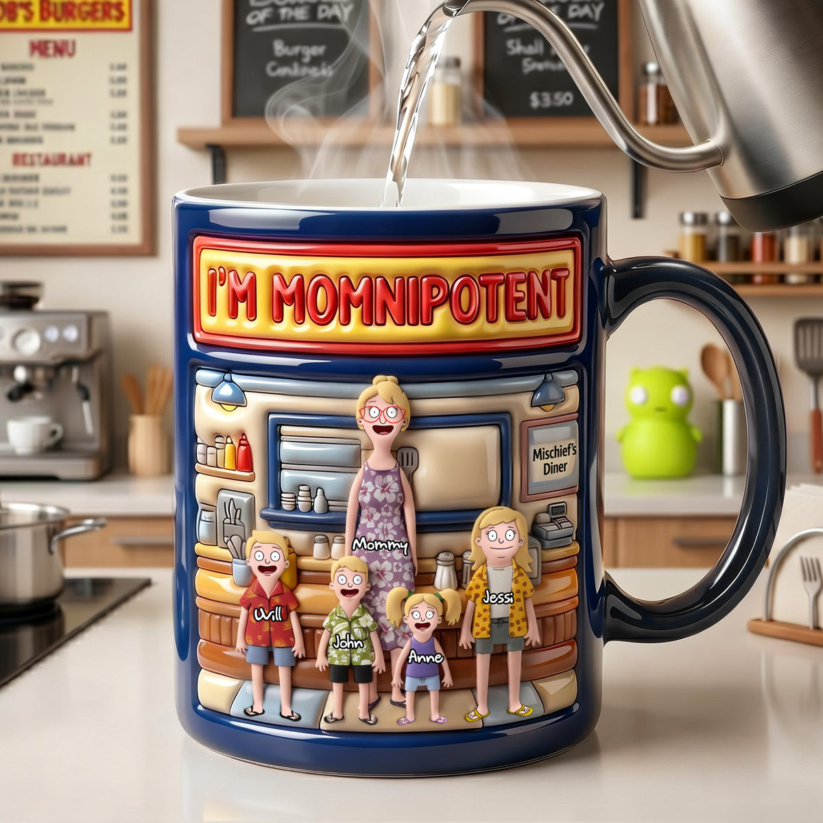 I'm Momnipotent Magic Mug - Personalized Gifts For Mom 02TGLU240426-Homacus