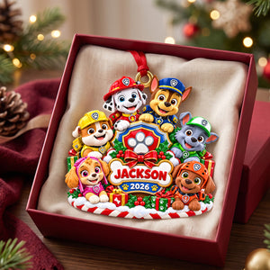 Holiday Rescue Squad Acrylic Ornament - Personalized Christmas Gifts 08tydh191026-Homacus
