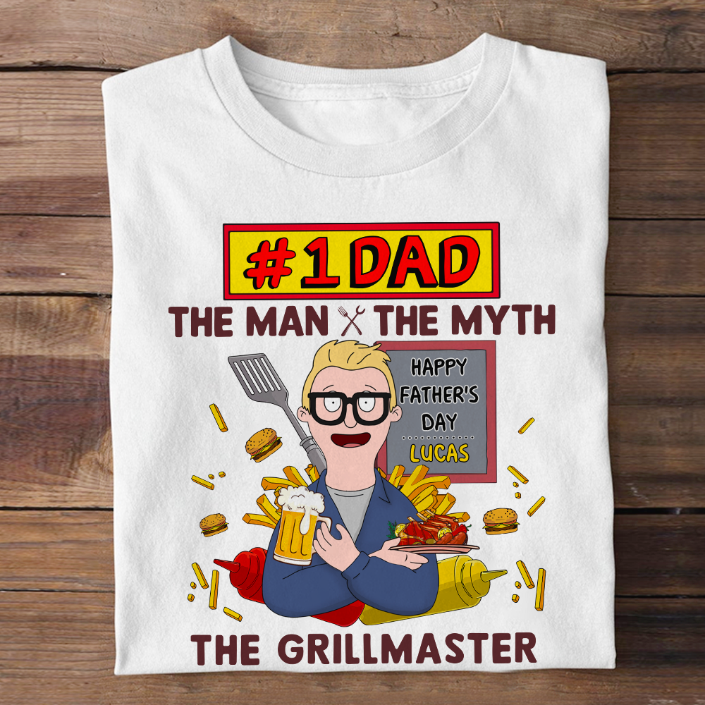 Personalized Gifts For Dad Shirt 01hupu170225hg The Grillmaster-Homacus
