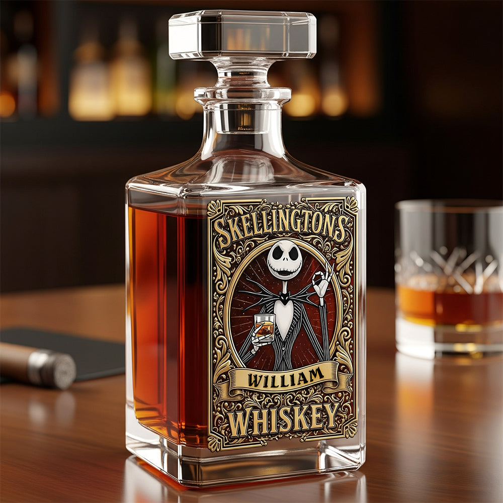 Creepy Cool Whiskey Decanter Set - Personalized Gifts For Him 02PAQN200825-Homacus