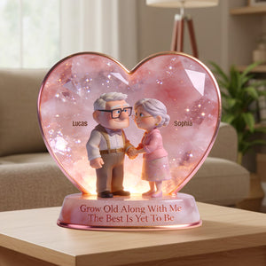 A Lifetime Of Love Acrylic Plaque - Personalized Gifts For Couples 05natn181225-Homacus