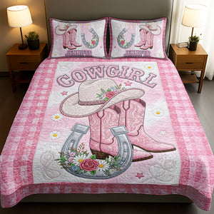 Rustic Cowgirl Quilt Bedding Set Special Line – Personalized Gifts For Cowgirl 04pgqn240725-Homacus