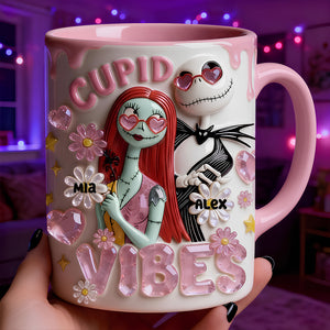 Cute Spooky Couple Coffee Mug – Personalized Gifts For Couple 07padt210126-Homacus
