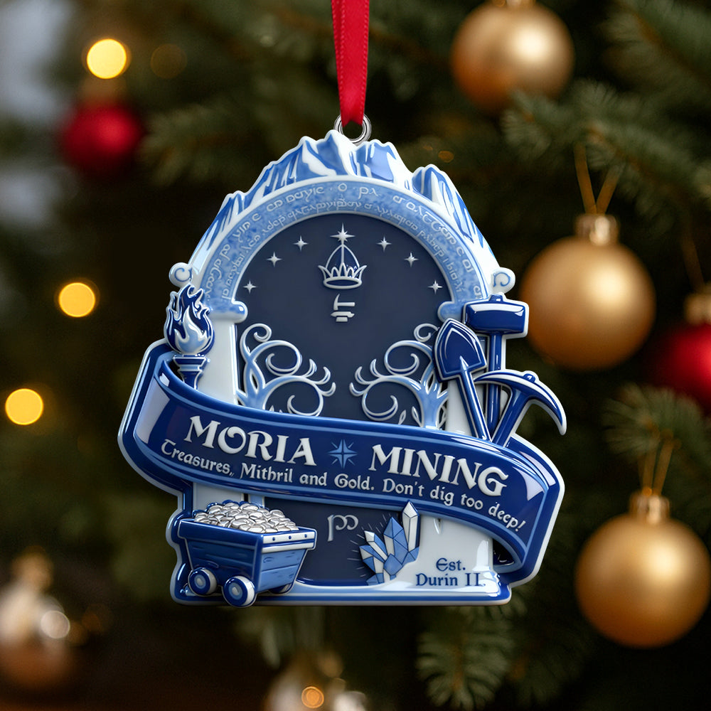 Blue Fantasy Ornament, Personalized Gifts For Movie Fans 04qhtn081025-Homacus