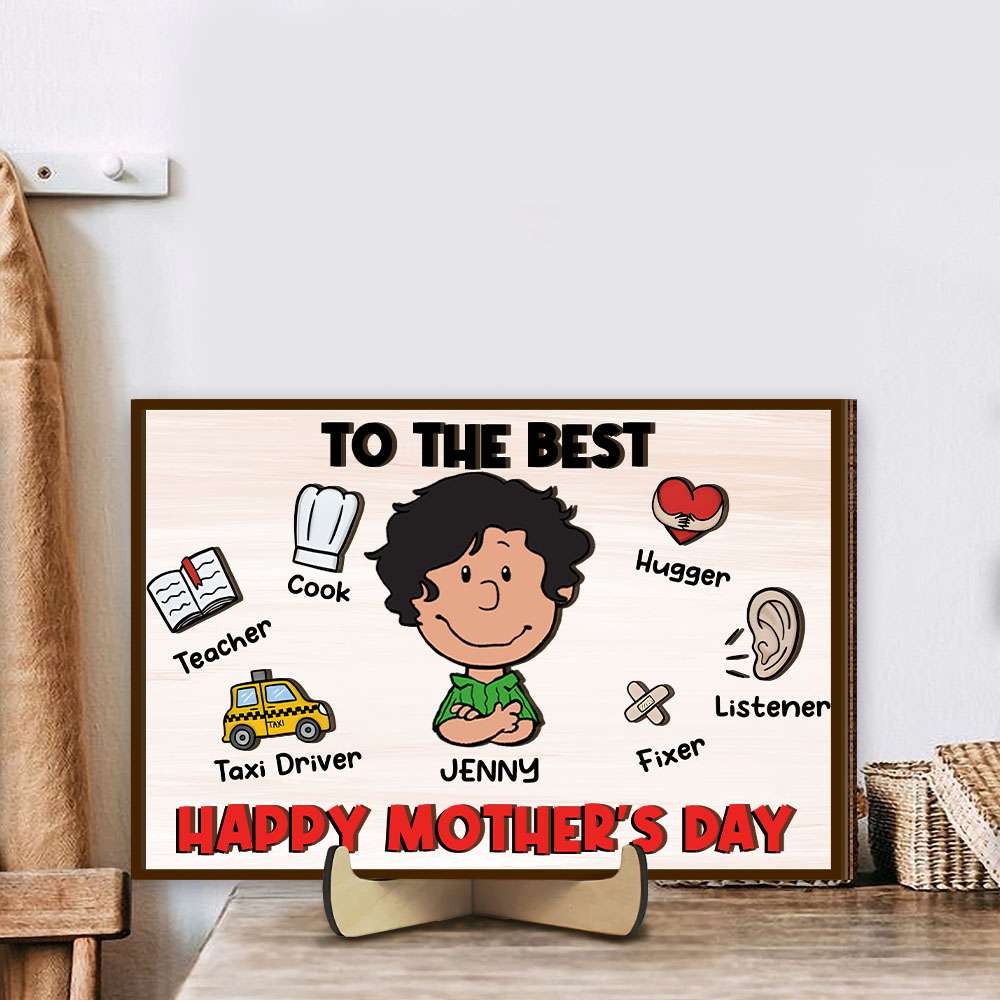 Personalized Gifts For Mom Wood Sign Mother's Day 05TOMH160125HH-Homacus