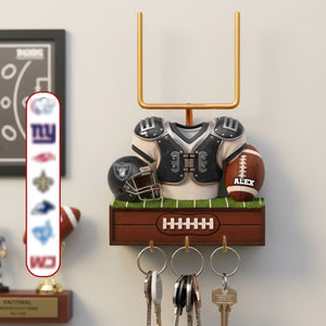 Sports Wood Key Hanger - Personalized Gifts 01kimg011225-Homacus