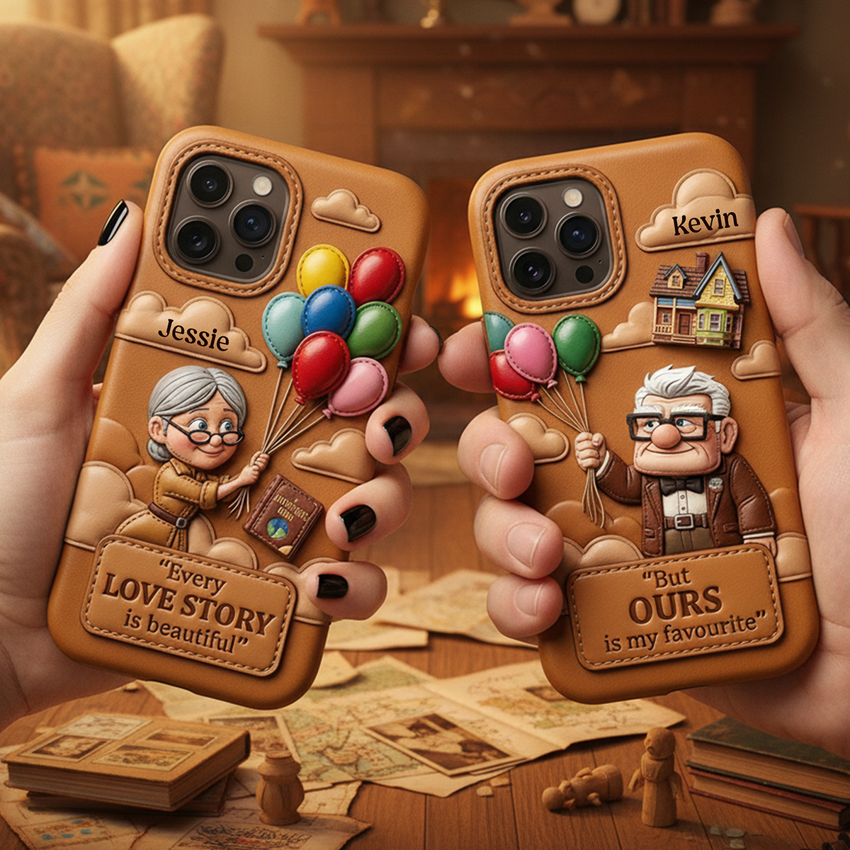 Love Story Couple Phone Case - Personalized Gifts For Couples 03PATA300126-Homacus