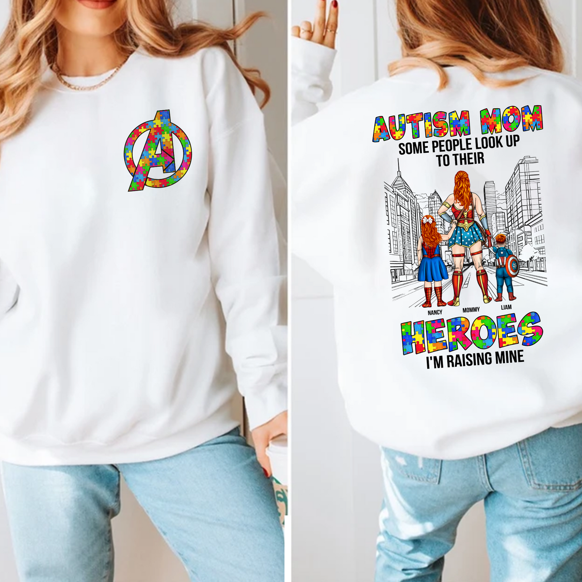 Personalized Gifts For Autism Mom Shirt 04topu030325pa-Homacus