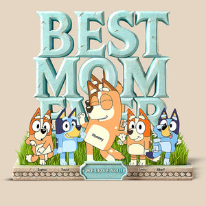 Dog Mom Acrylic Plaque - Personalized Gifts For Mom 02ohqn310325-Homacus