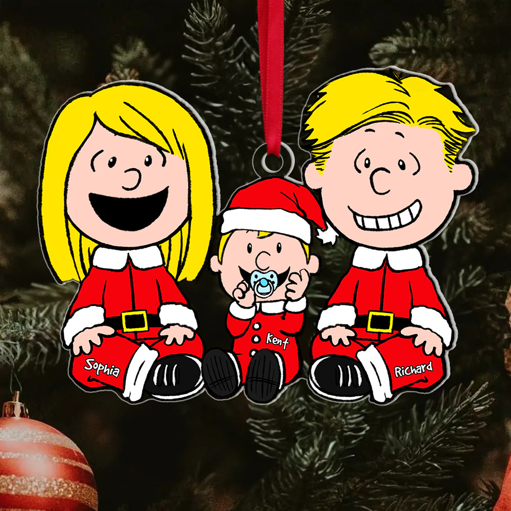 Family Christmas Ornament - Personalized Gifts For Family 05acqn191124hh-NEW-Homacus