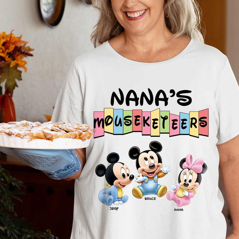 Personalized Gift For Grandma Shirt. Adorable Mouse Characters 04OHLU130325-Homacus