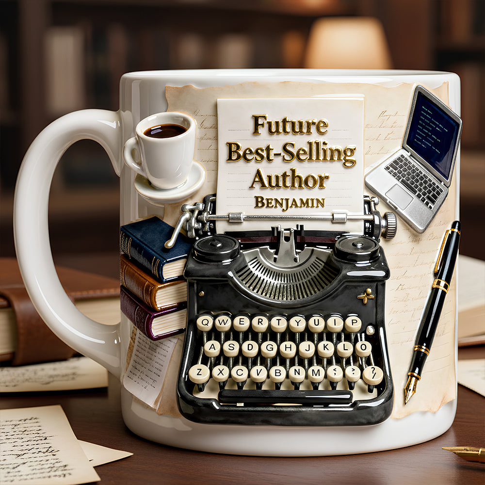 Future Best-Selling Author Coffee Mug - Personalized Gifts for Writers 04NADT220126-Homacus