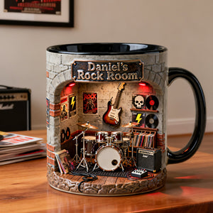 Born To Rock Coffee Mug - Personalized Gifts For Rock Fans 04NALU100226-Homacus