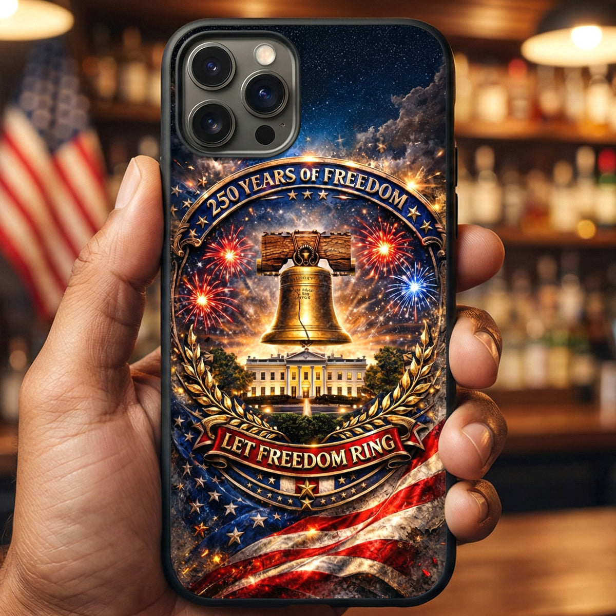 America 250th Anniversary Phone Case - Personalized Gifts 04toqn030326-Homacus