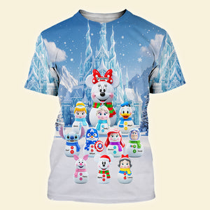 Cartoon Characters 3D Sweatshirt - Personalized Christmas Gifts For Grandma 03naqn210825-Homacus