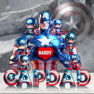 Shield Hero Dad Acrylic Plaque - Personalized Gifts For Father 04OHLU170525-Homacus