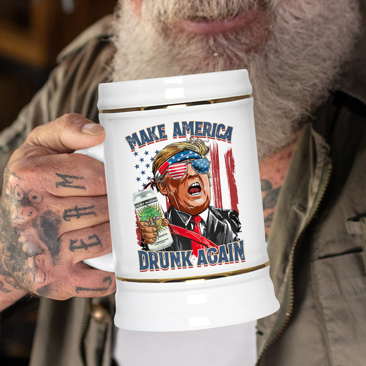 Personalized Gifts For Men Beer Stein 04HUDT200624-Homacus