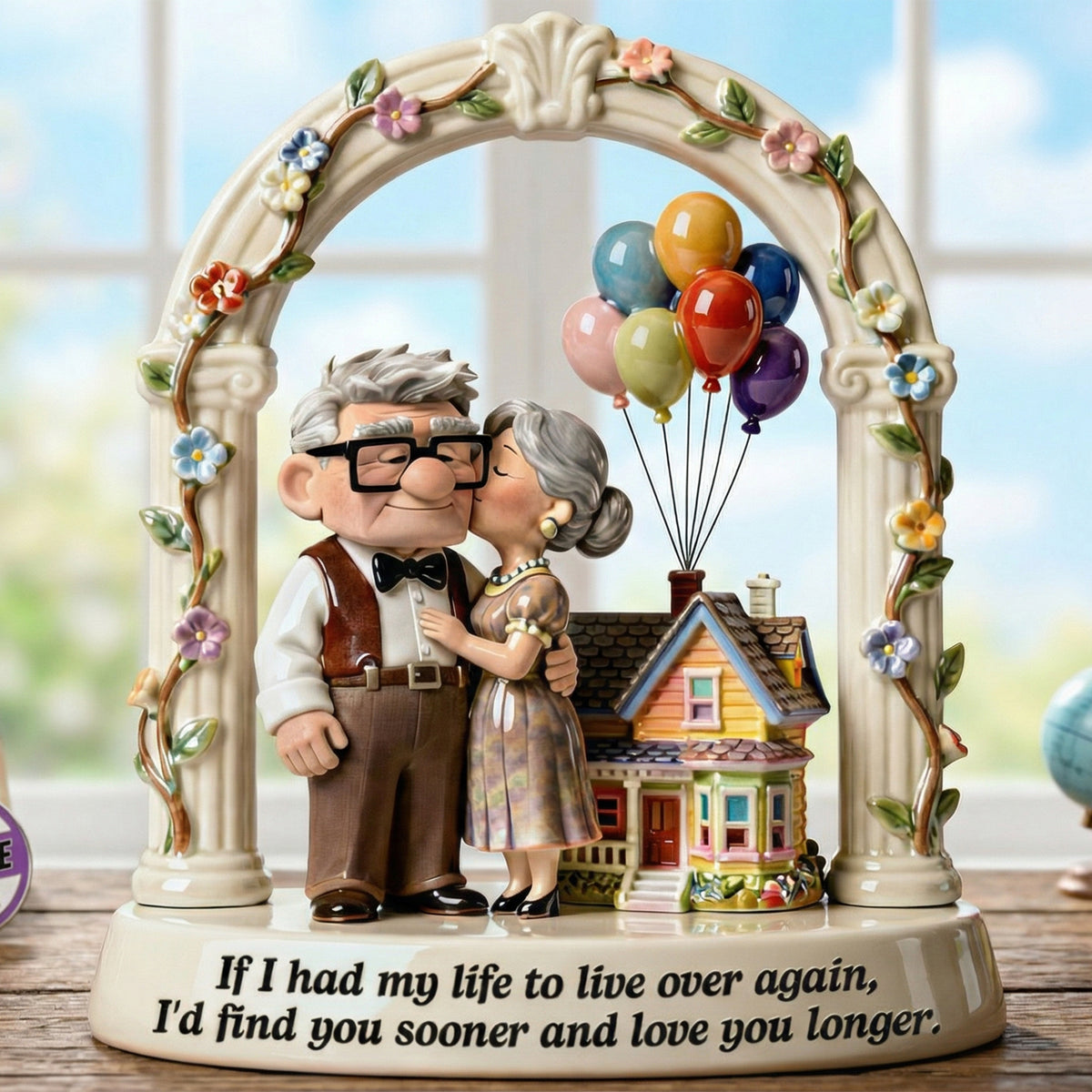 Kissing Old Couple Acrylic Plaque - Personalized Gift For Couples 01NAQN270126-Homacus