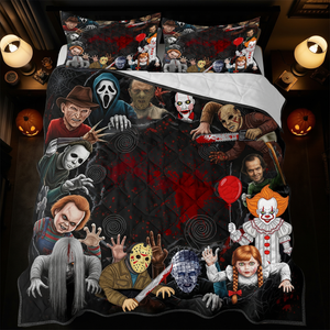 The Dead Rising Quilt Bed Set - Personalized Gifts For Horror Fans 02QHLU110825-Homacus