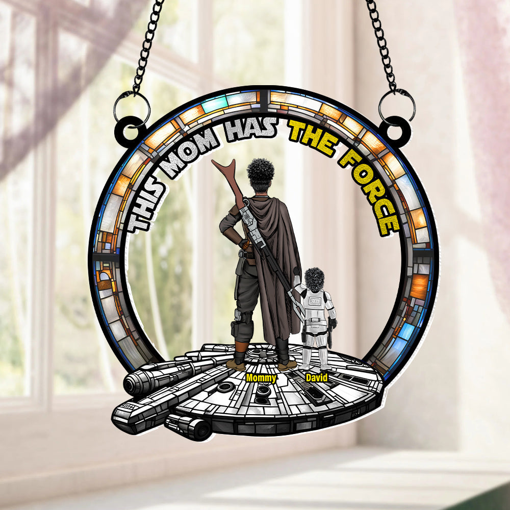 Personalized Gifts For Sci-Fi Mom Suncatcher Ornament 03qhtn130225hhhg-Homacus