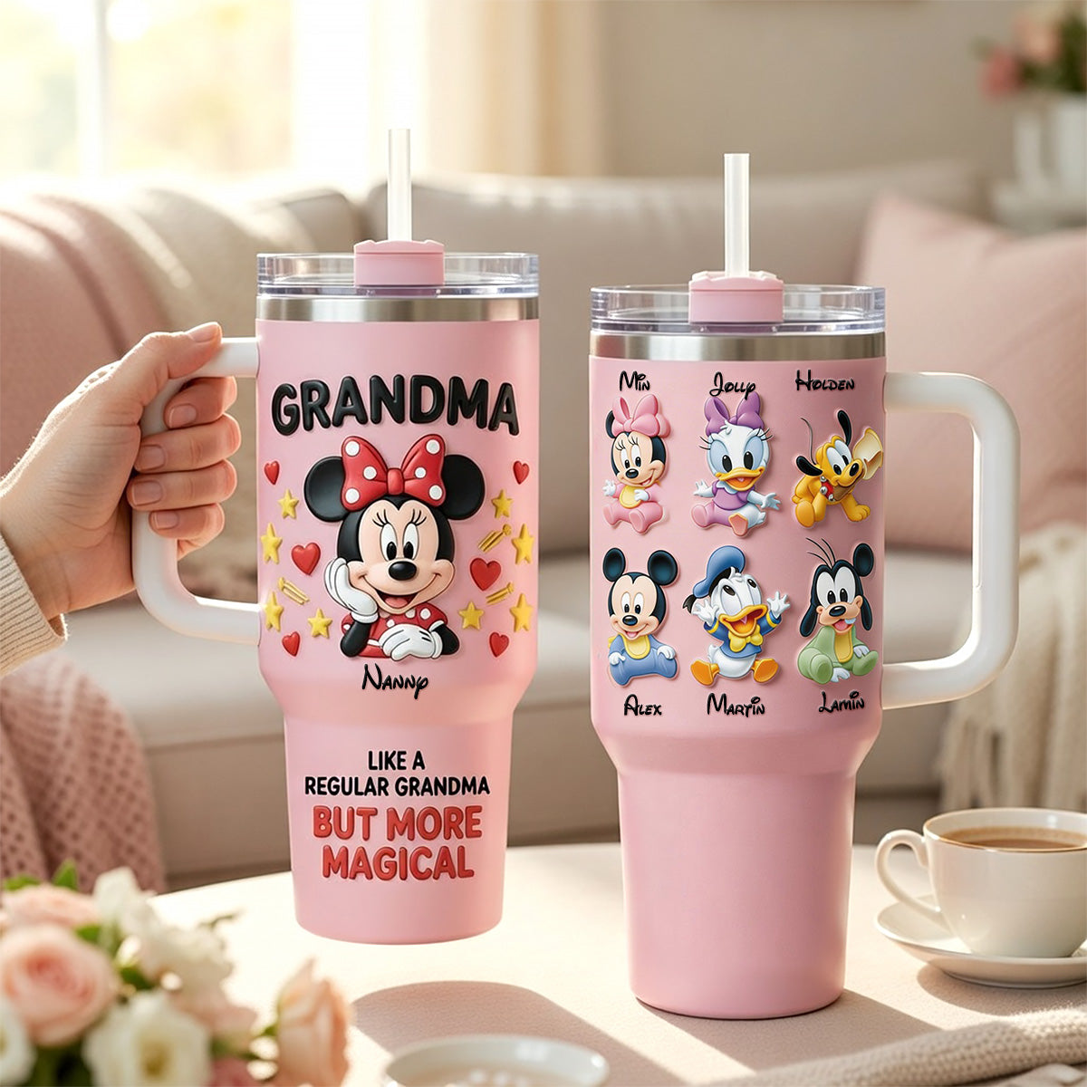 Magical Mama Tumbler Handle - Personalized Gifts For Mom 05KIMG030326-Homacus