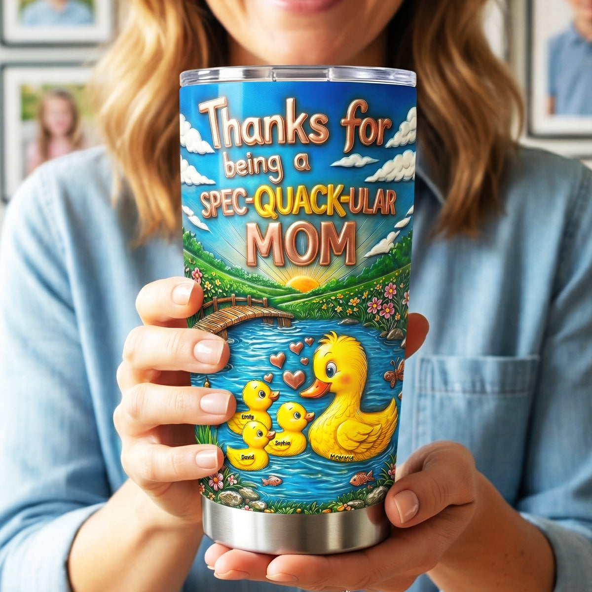 Spec-quack-ular Mom Tumbler - Personalized Gifts For Moms 03tyqn030326-Homacus