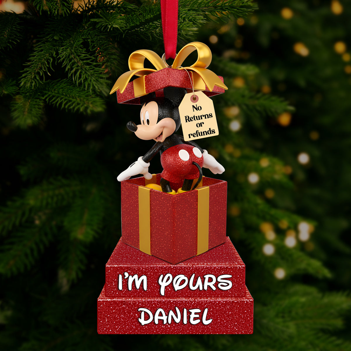 Couple's Sweet Moment Ornament - Personalized Christmas Gift For Couples 02HYLU240925-Homacus