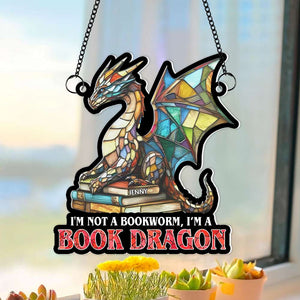 Book Lovers Suncatcher Ornament - Personalized Gifts For Book Lovers 032XQMH060125-Homacus