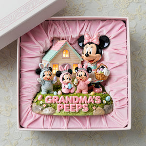 Easter Peep Acrylic Plaque - Personalized Gifts For Grandma and Mother 02pgta070226