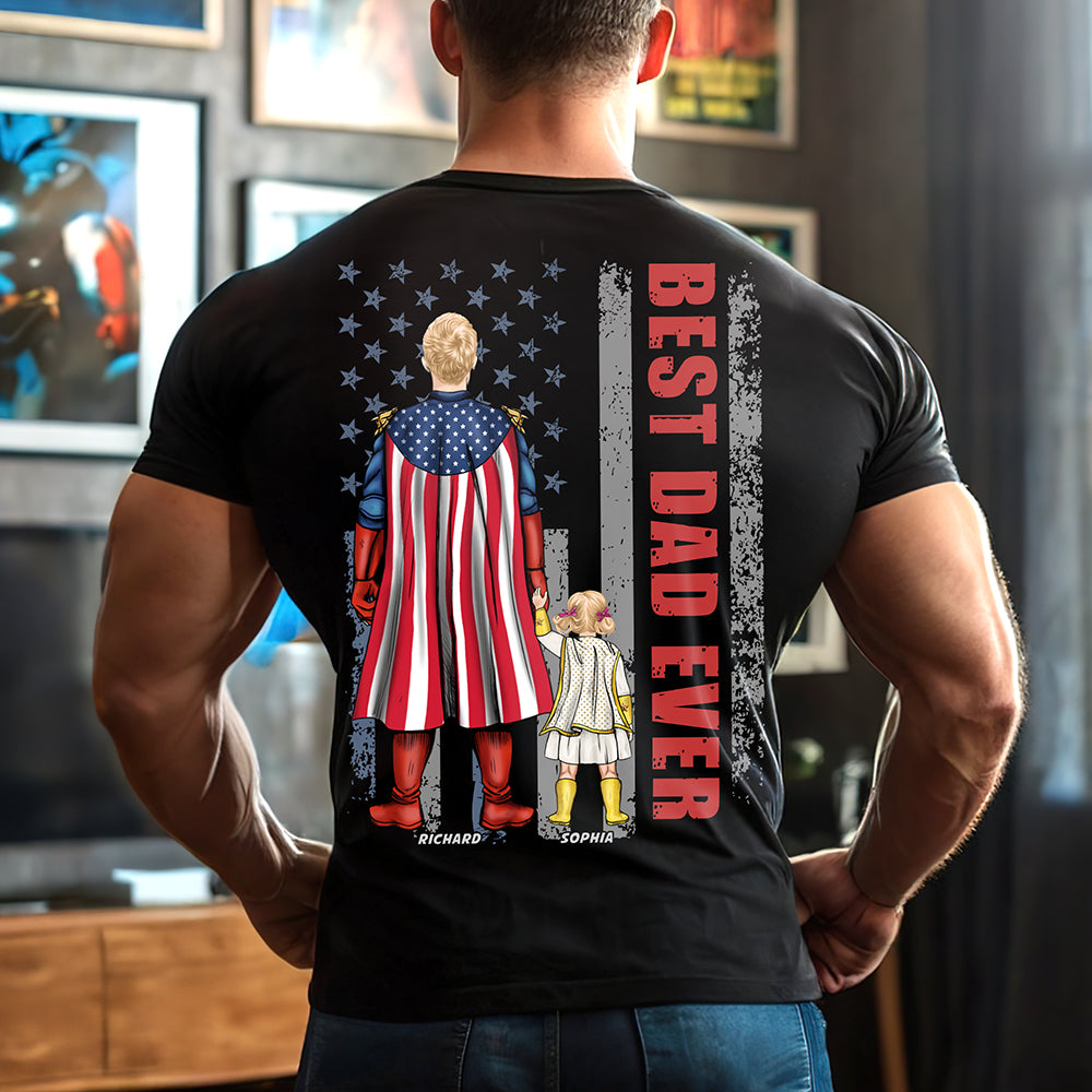 Personalized Gifts For Dad Shirt 02acqn120424hg Best Dad Ever-Homacus