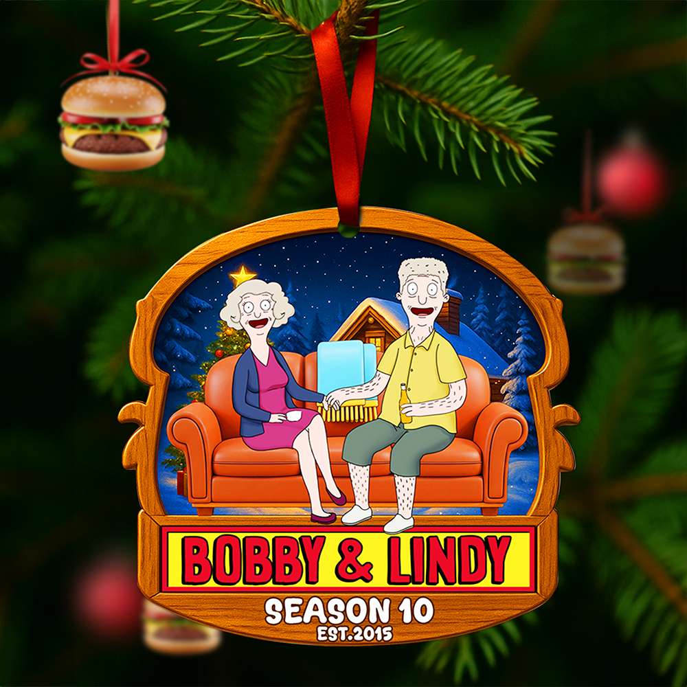 Griddle Love Couple Christmas Ornament - Personalized Anniversary Gifts For Couple 06OHLU130825PA-Homacus