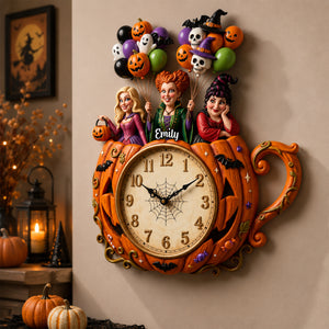 Bewitched By Time Acrylic Hanging Wall Clock - Personalized Gifts 06PGDH070826