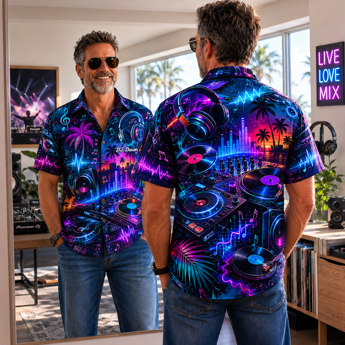 DJ Hawaiian Shirt - Personalized Gifts For Music Lovers 01nalu020626-Homacus