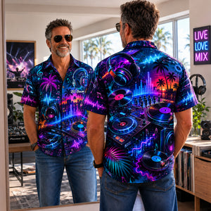 DJ Hawaiian Shirt - Personalized Gifts For Music Lovers 01nalu020626-Homacus