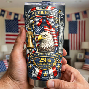 America 250th Anniversary Tumbler - Personalized Gifts 02toqn030326-Homacus