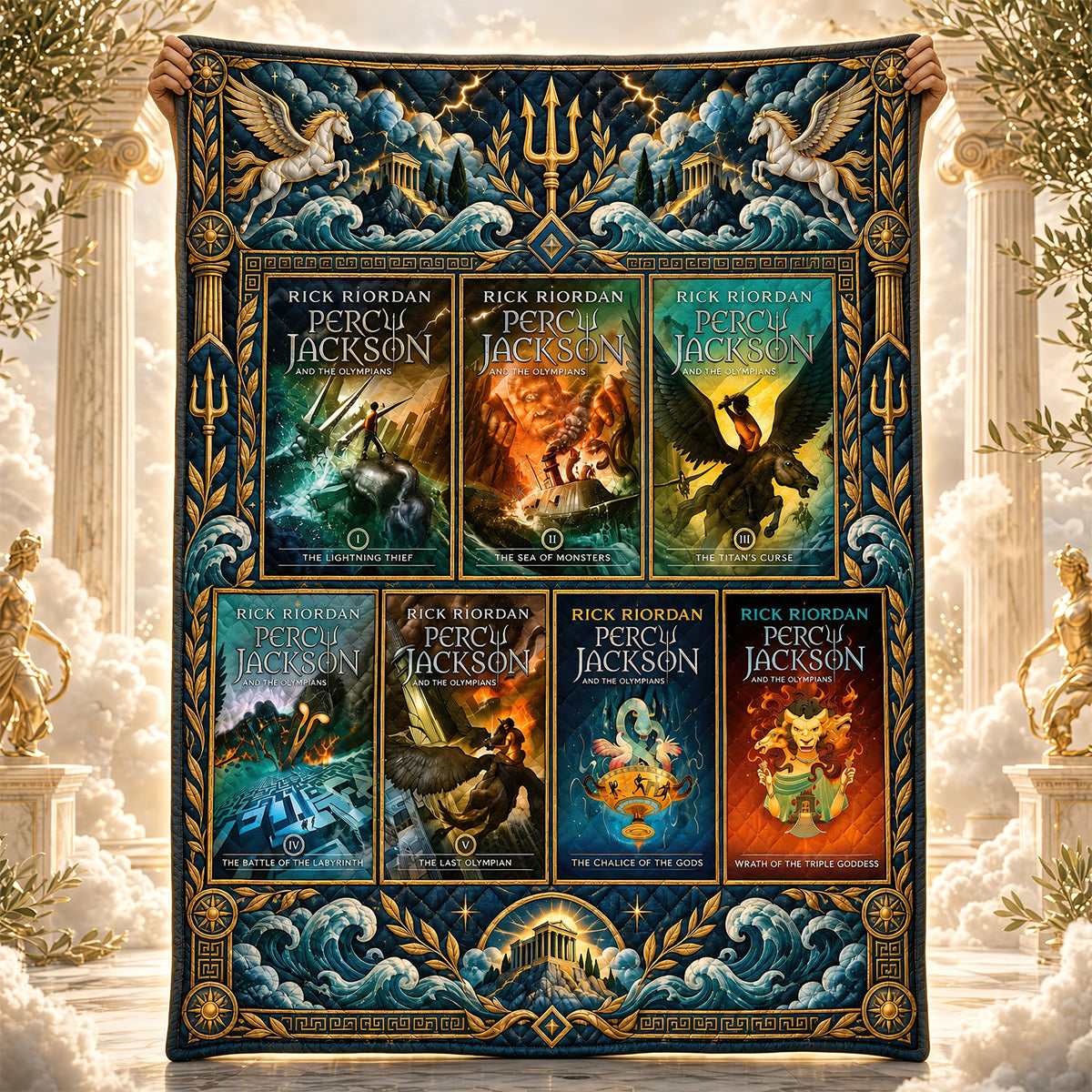 Epic Fantasy Book Collection Blanket - Personalized Gifts For Book Lovers 06nadt071026-Homacus