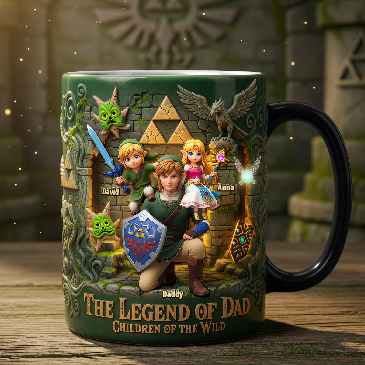 The Legend Of Dad Magic Mug - Personalized Gifts For Dad 02TYQN050526-Homacus