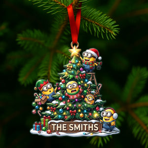Holiday Little Helpers - Personalized Christmas Ornament 06halu030826-Homacus