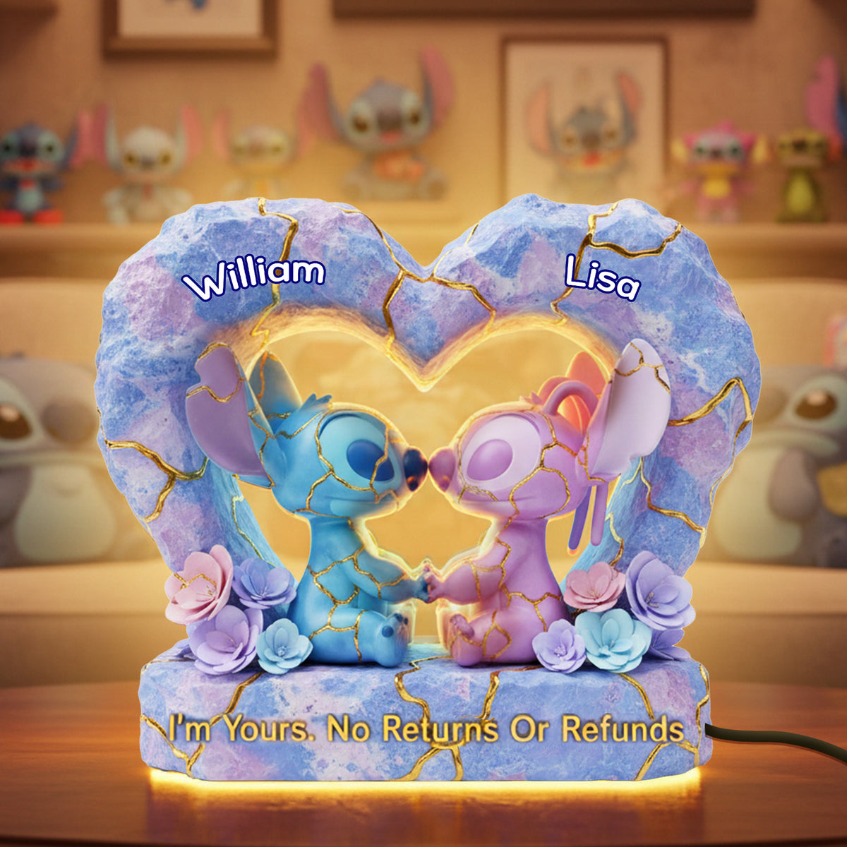 Personalized Gifts For Couple Custom Shape Acrylic Light Box 04ohmg271125-Homacus