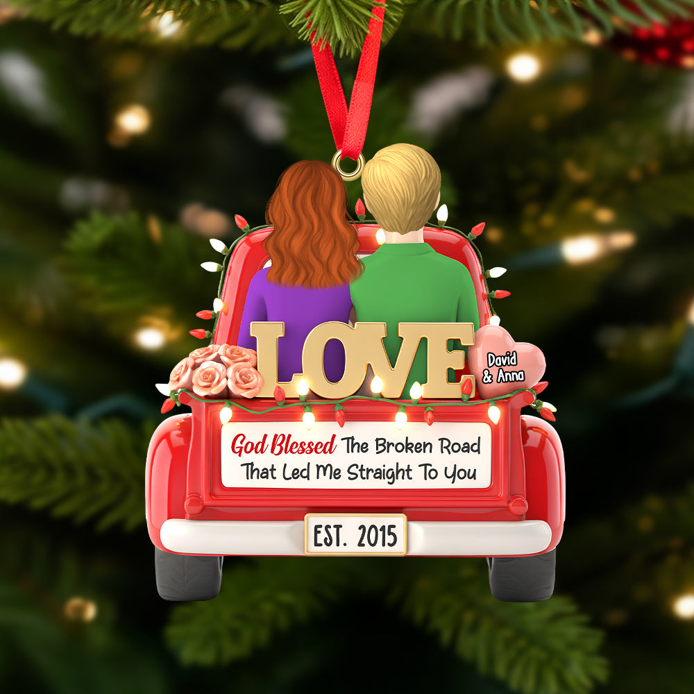 Personalized Gifts For Couple Christmas Ornament 04natn171025-Homacus