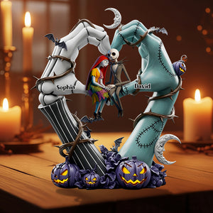 Forever Heart Acrylic Plaque Personalized Gifts For Couple 01TODT140725-Homacus