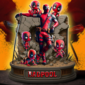 Red Warrior Dad Acrylic Plaque - Personalized Holiday Gifts For Dad 01OHLU080525-Homacus