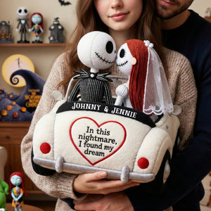 Spooky Couple Pillow - Personalized Gifts For Couple 01tolu131225-Homacus