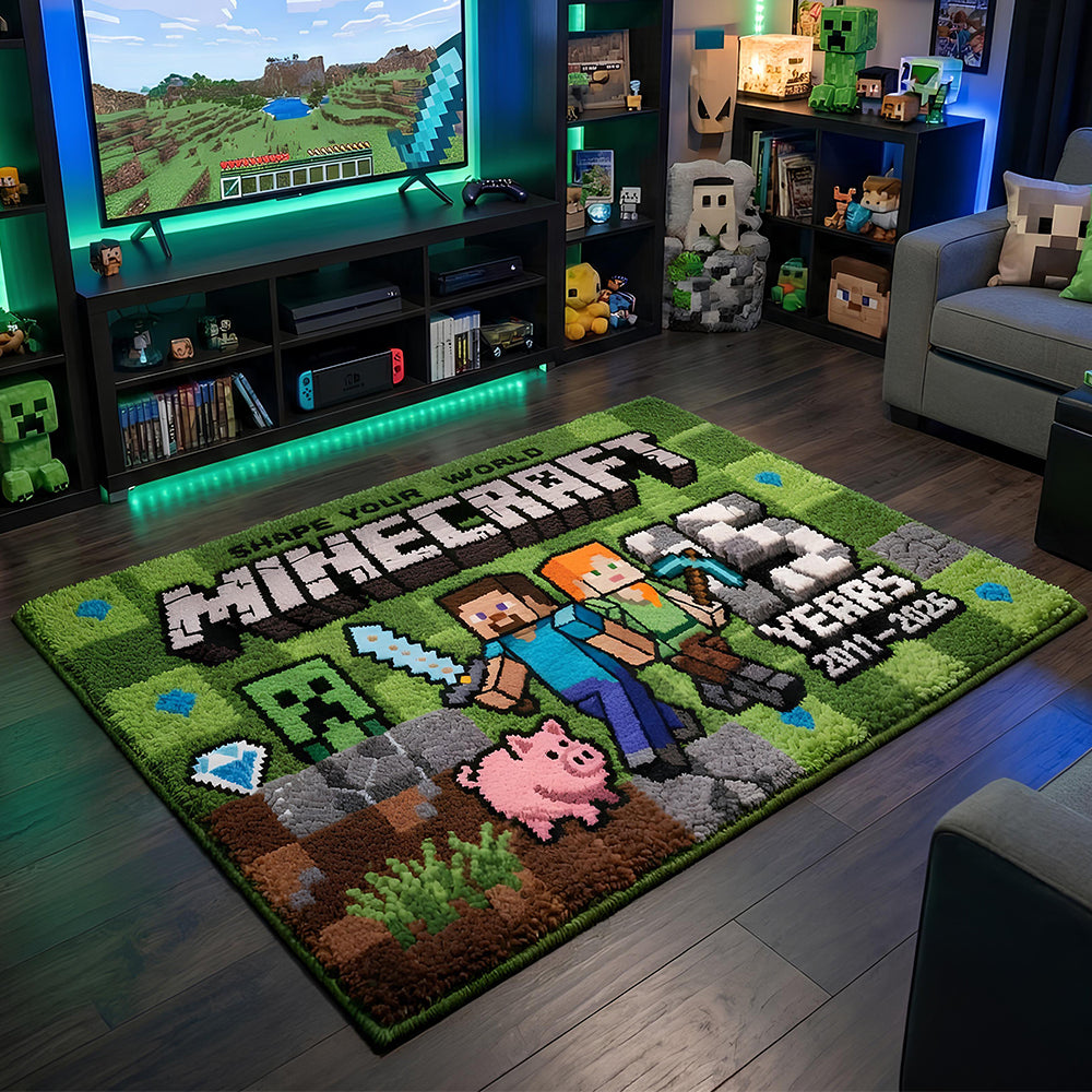 Block Anniversary Doormat - Gift For Game Lovers 02QHDT130226-Homacus