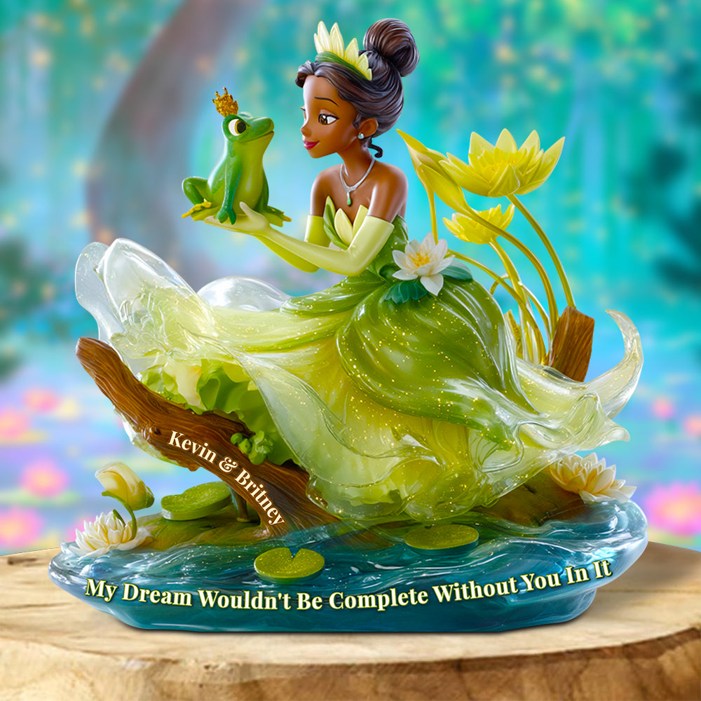 Kissing Frog Couple Acrylic Plaque Personalized Gifts For Couple 02TGDT060525-Homacus