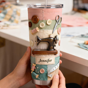 Sewing Room Tumbler - Personalized Gifts For Sewing Lovers 04KIDT210126-Homacus