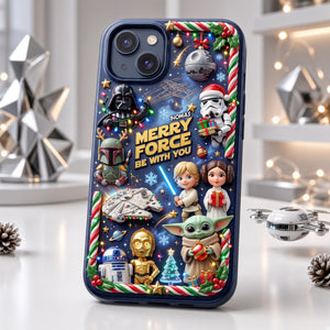 Merry Galactic Force Christmas Phone Case - Personalized Christmas Gifts 02palu201026-Homacus